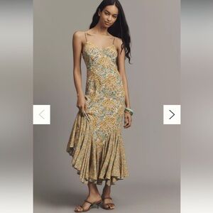 Conditions Apply Ellianna Ruffled Slip Maxi Dress - XL PETITE